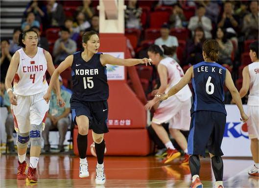 中国女篮与新西兰女篮之间的差距