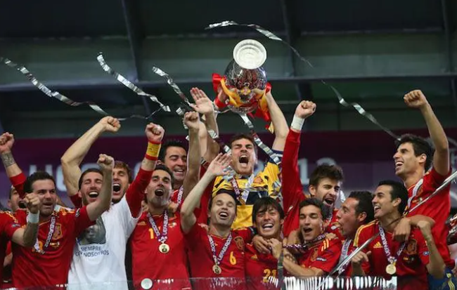 西班牙连续两届欧洲杯冠军：2008年与2012年的辉煌