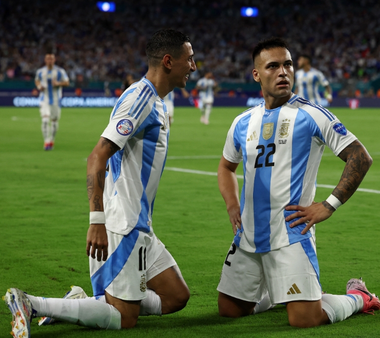 美洲杯第3轮：阿根廷2-0秘鲁，迪马利亚国家队助攻数队史第二